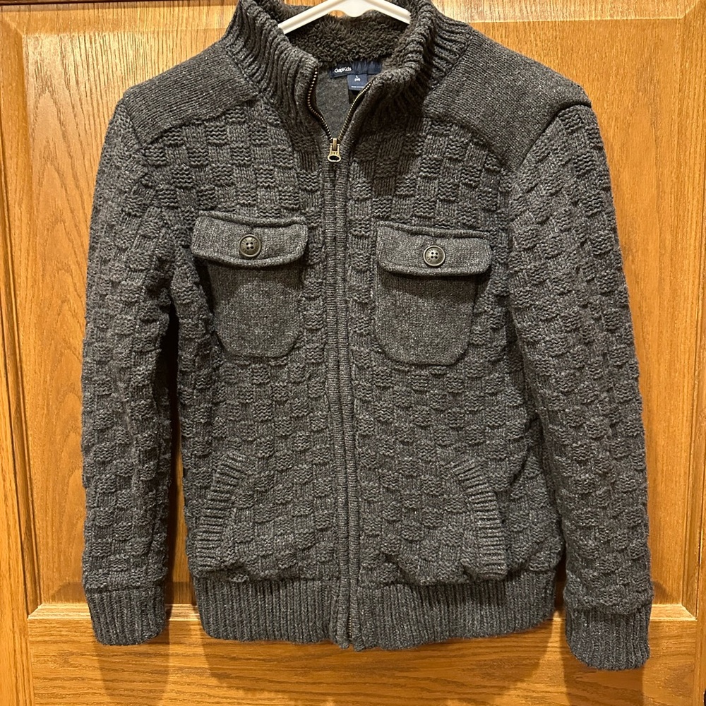 GAP Children’s Charcoal Fleece-Lined Hoodie